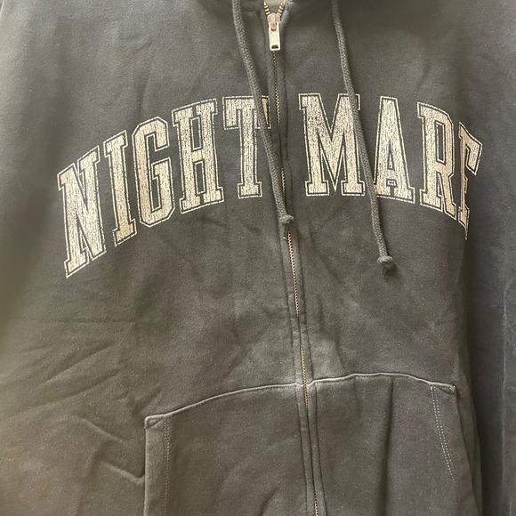 Gap x Disney Oversized Large Nightmare Before Christmas Zip Up Hoodie NWT - Picture 2 of 16